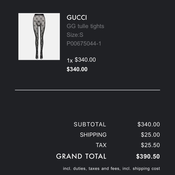BRAND NEW Gucci tulle tights/socks - Picture 1 of 3
